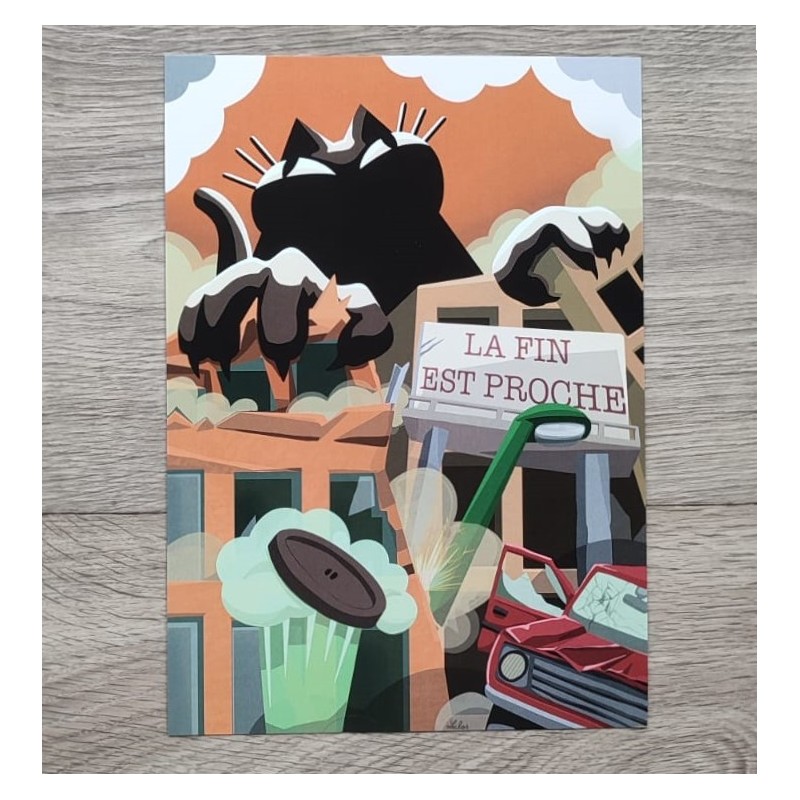 Affiche A4 "La Fin est Proche"