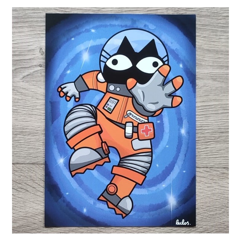 Affiche A4 "Chastronaute"