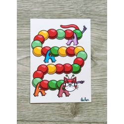 Carte Postale "Serpentini"