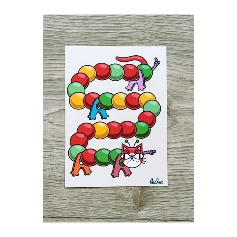 Carte Postale "Serpentini"