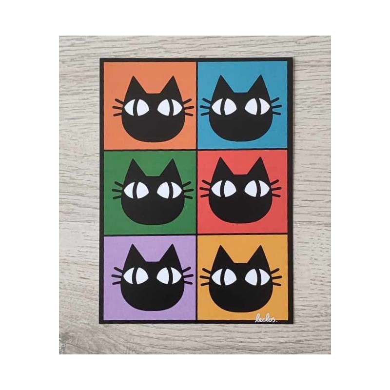 Carte Postale "Pop art"