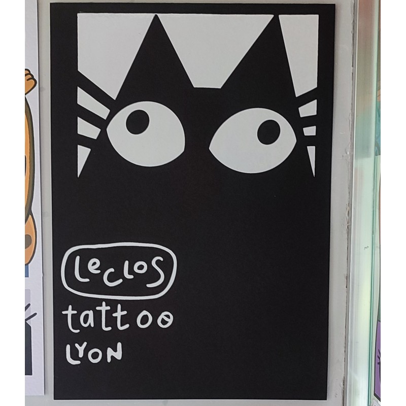 Affiche A4 "Silly Cat"