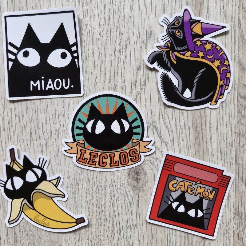 Pochette Stickers Miaou