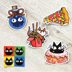 Pochette Stickers Donuts