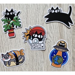 Pochette Stickers Sushi