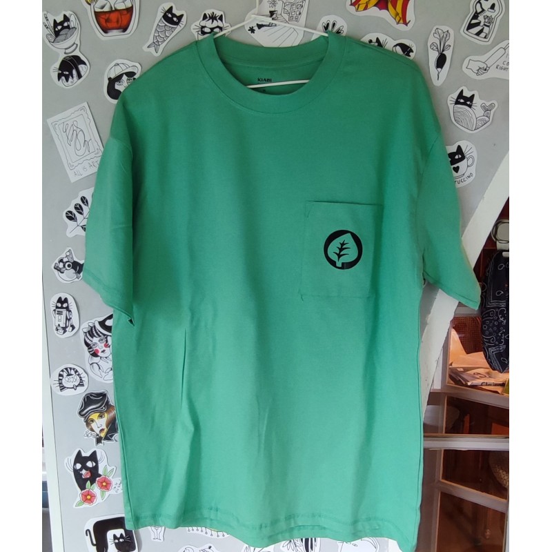 T-shirt vert motif "Team PLante"