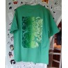 T-shirt vert motif "Team PLante"