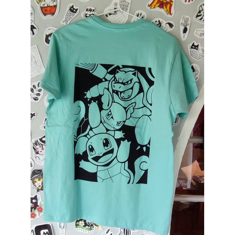 T-shirt Bleu motif "Team Eau"