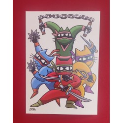 Affiche A4 "Ninchats"