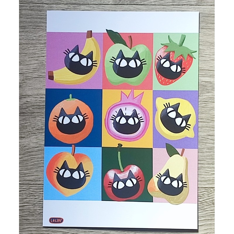 Affiche A4 "Chalade de Fruits"